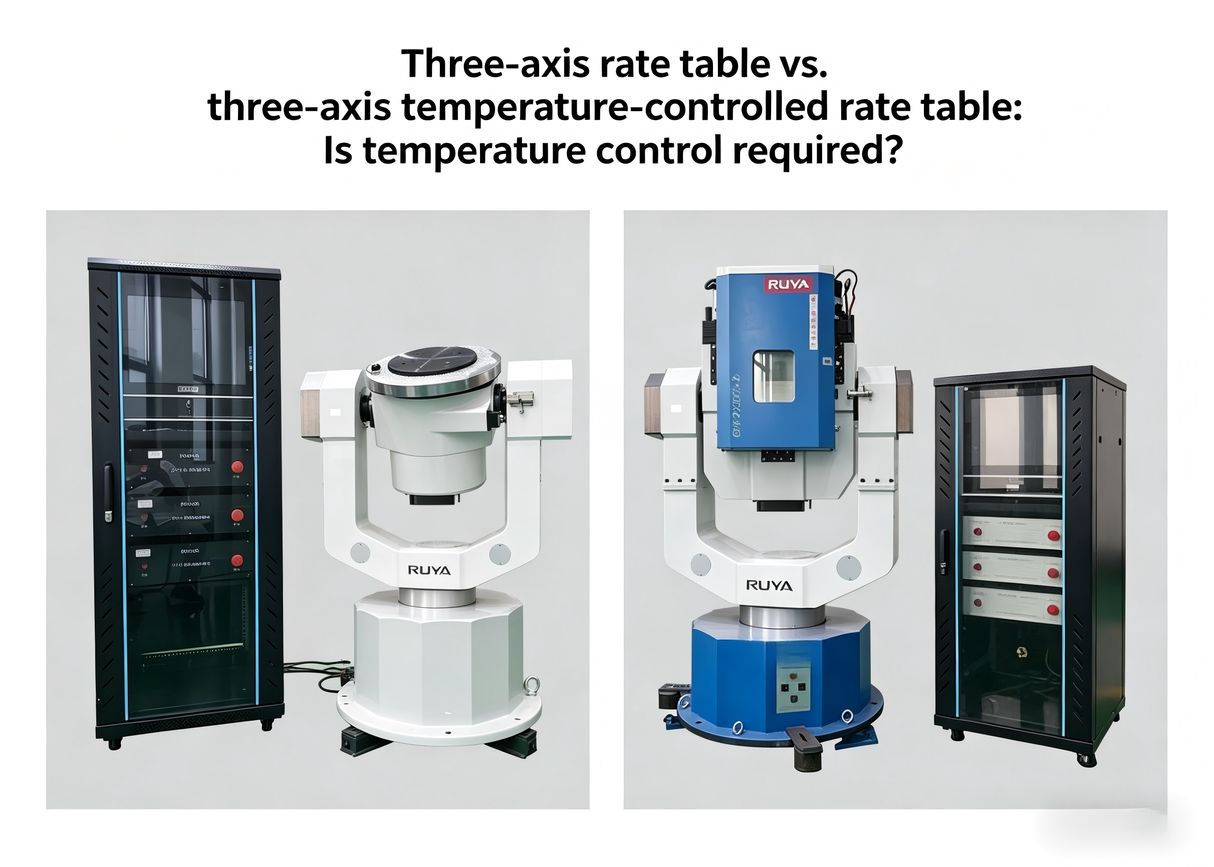 Últimos blogs da empresa sobre Three-axis rate table VS three-axis temperature-controlled rate table: Is temperature control required?