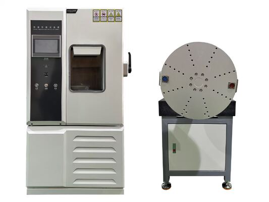 Mesa Giratória de Taxa de 1 Eixo Horizontal com Câmara de Temperatura Mesa Giratória de Eixo Único com Controle de Temperatura